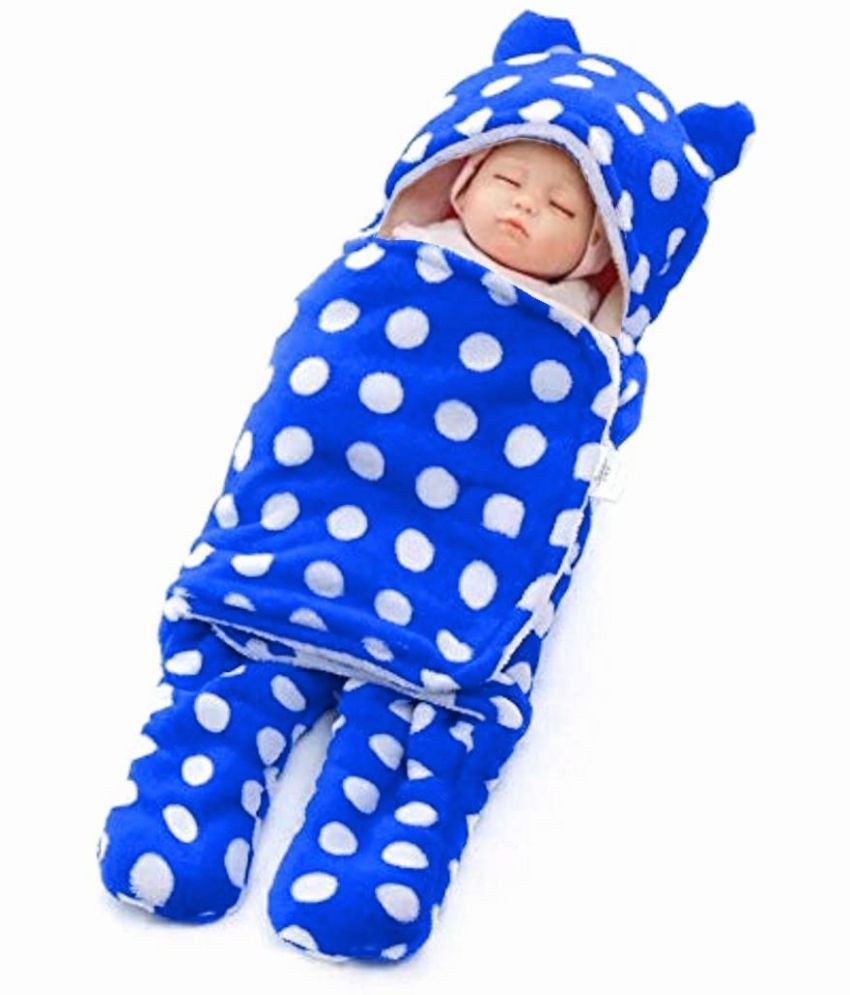 Brandonn Multi-Colour Flannel Baby Blanket ( 81 cm × 85 cm- 1 pcs)