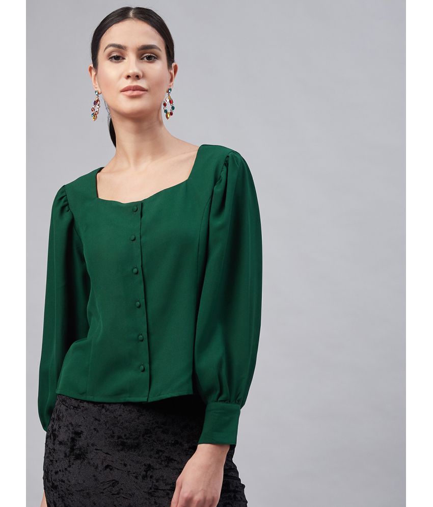     			Rare - Green Polyester Women's Regular Top ( Pack of 1 )