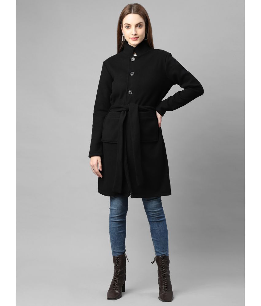     			Rigo Cotton Blend Black Over coats