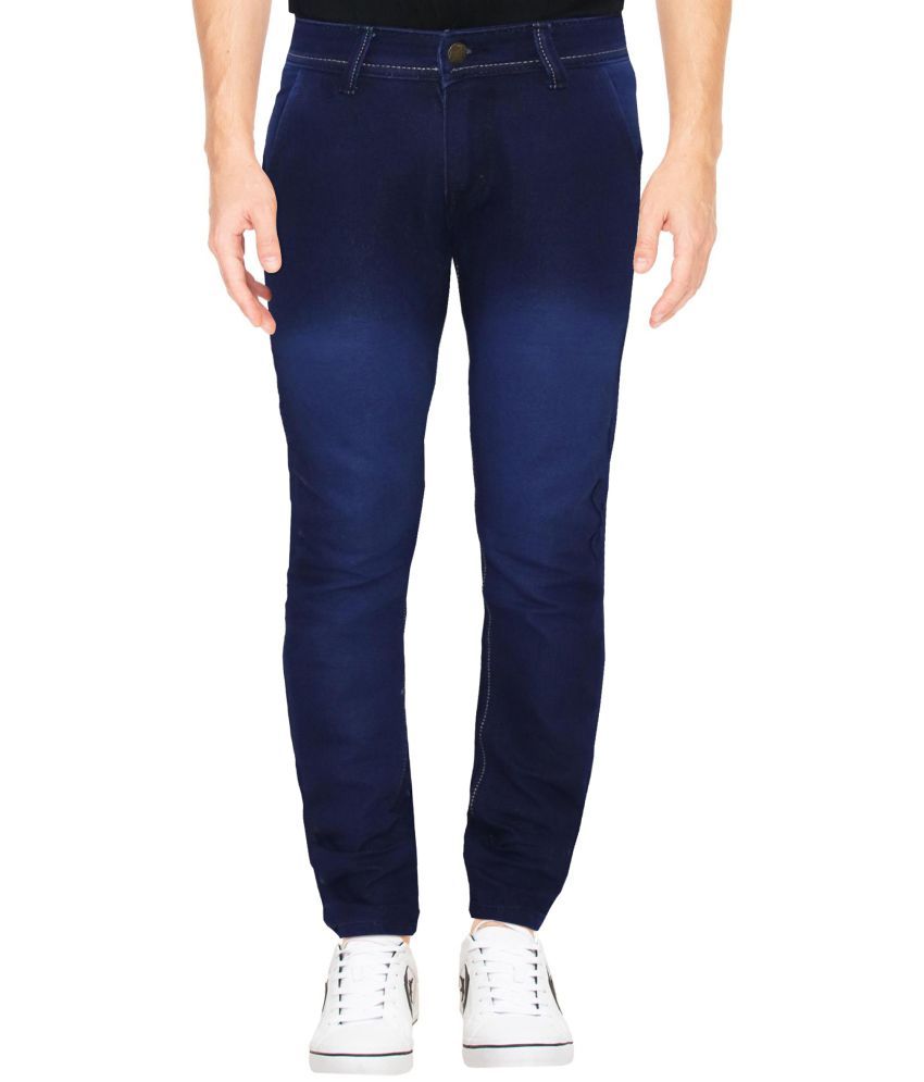     			Urban Legends Dark Blue Regular Fit Jeans Single