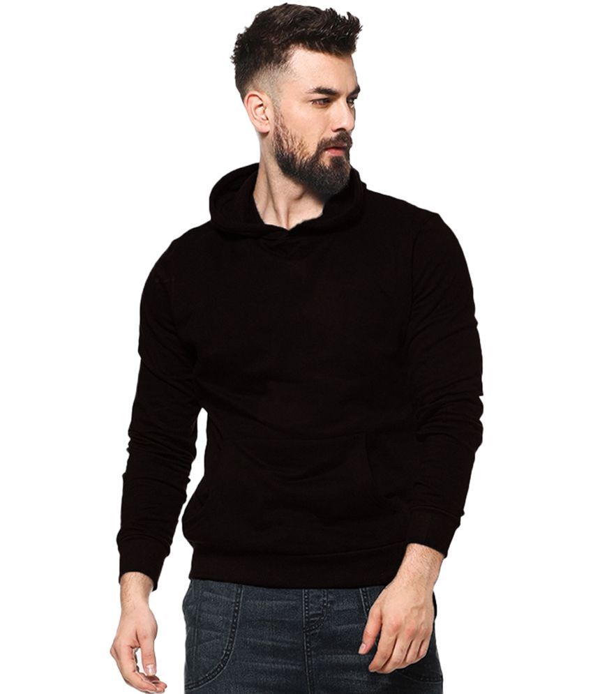    			Leotude - Black Fleece Regular Fit Men's Sweatshirt ( Pack of 1 )