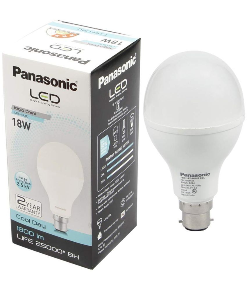 Panasonic 18W LED Bulbs Cool Day Light - Pack of 1