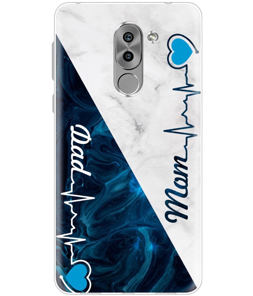     			NBOX Printed Cover For Huawei Honor 6X Premium look case