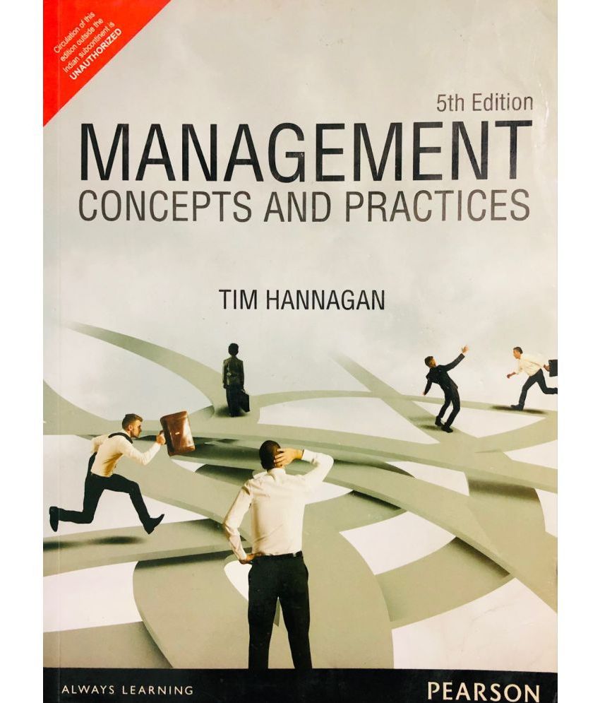     			Management: Concepts & Practices