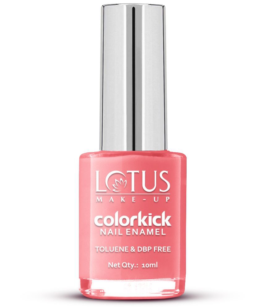     			Lotus Make, Up Colorkick Nail Enamel, Strawberry Shake 951, Chip Resistant, Glossy Finish, 10ml