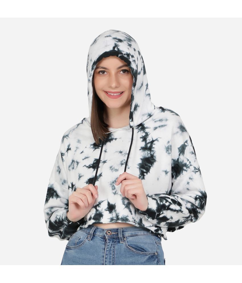     			NUEVOSDAMAS Cotton - Fleece Black Hooded Sweatshirt