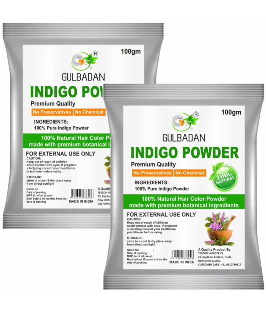     			Lovelook 100% Organic Indigo Powder Organic Henna 100 g Pack of 2