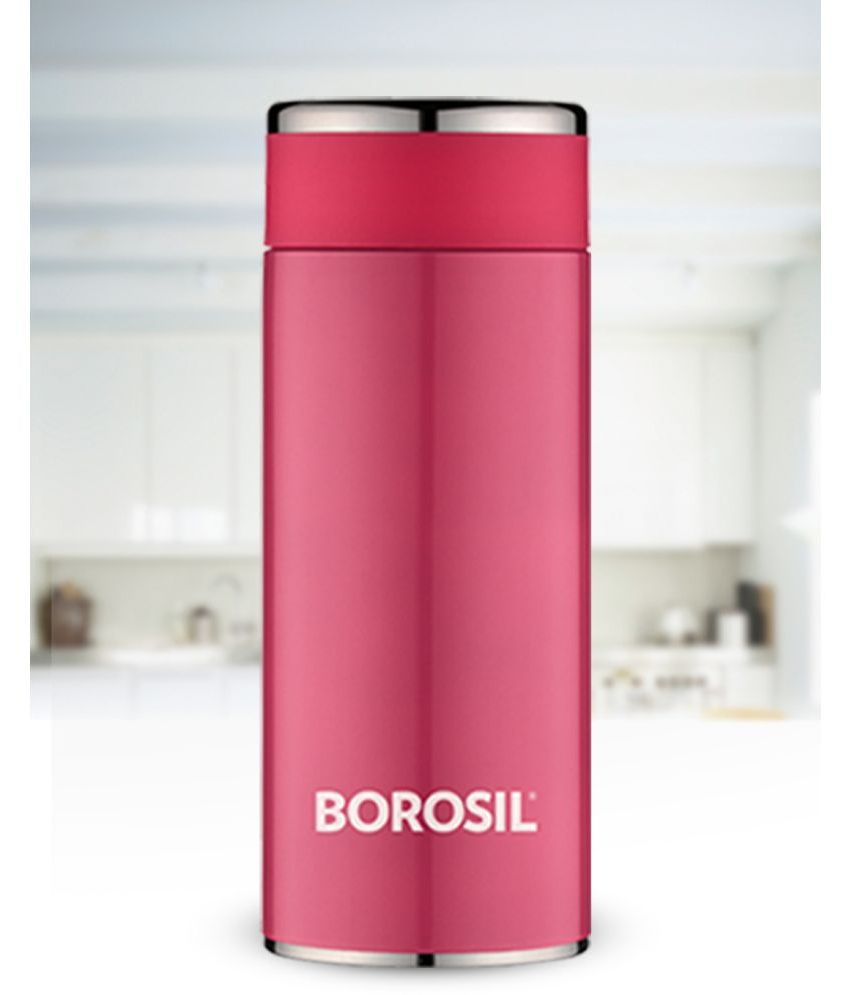 Borosil Travelsmart Steel Flask - 350 ml