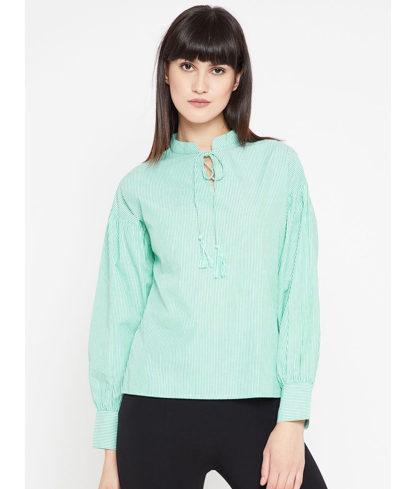     			Rare Cotton Regular Tops - Green