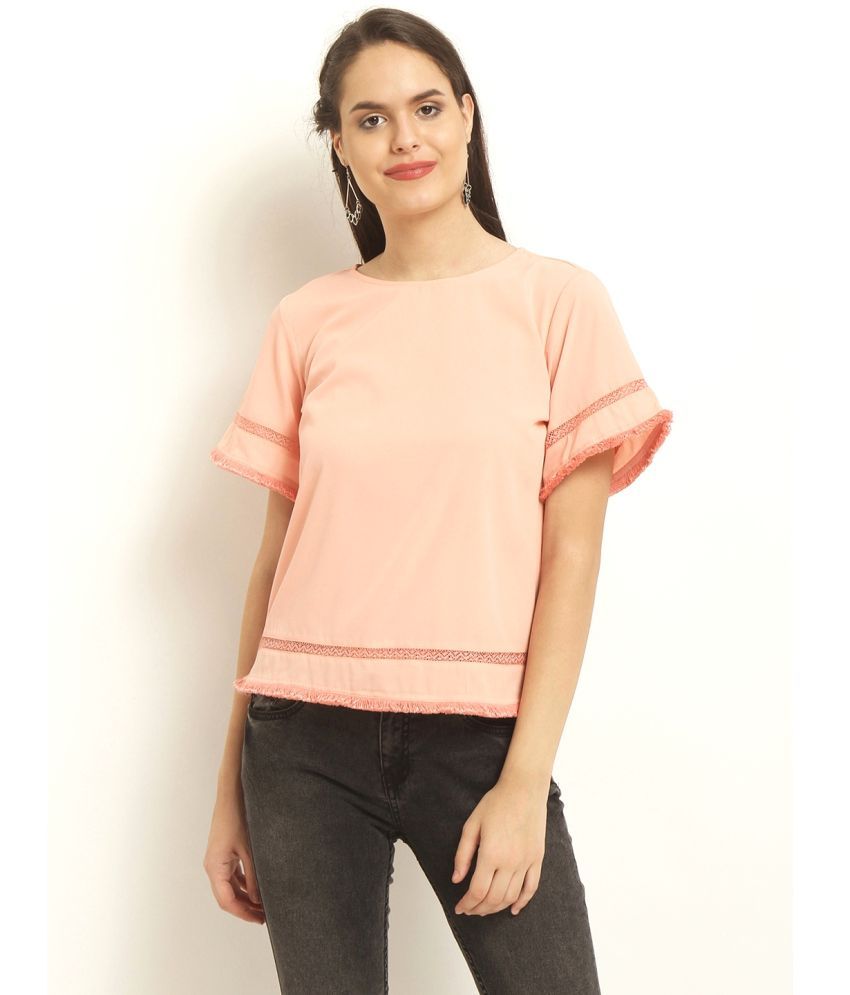     			Rare Polyester Regular Tops - Pink