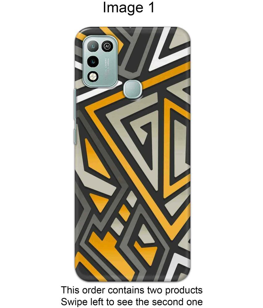     			Tweakymod 3D Back Covers For Infinix Hot 10 play Pack of 2