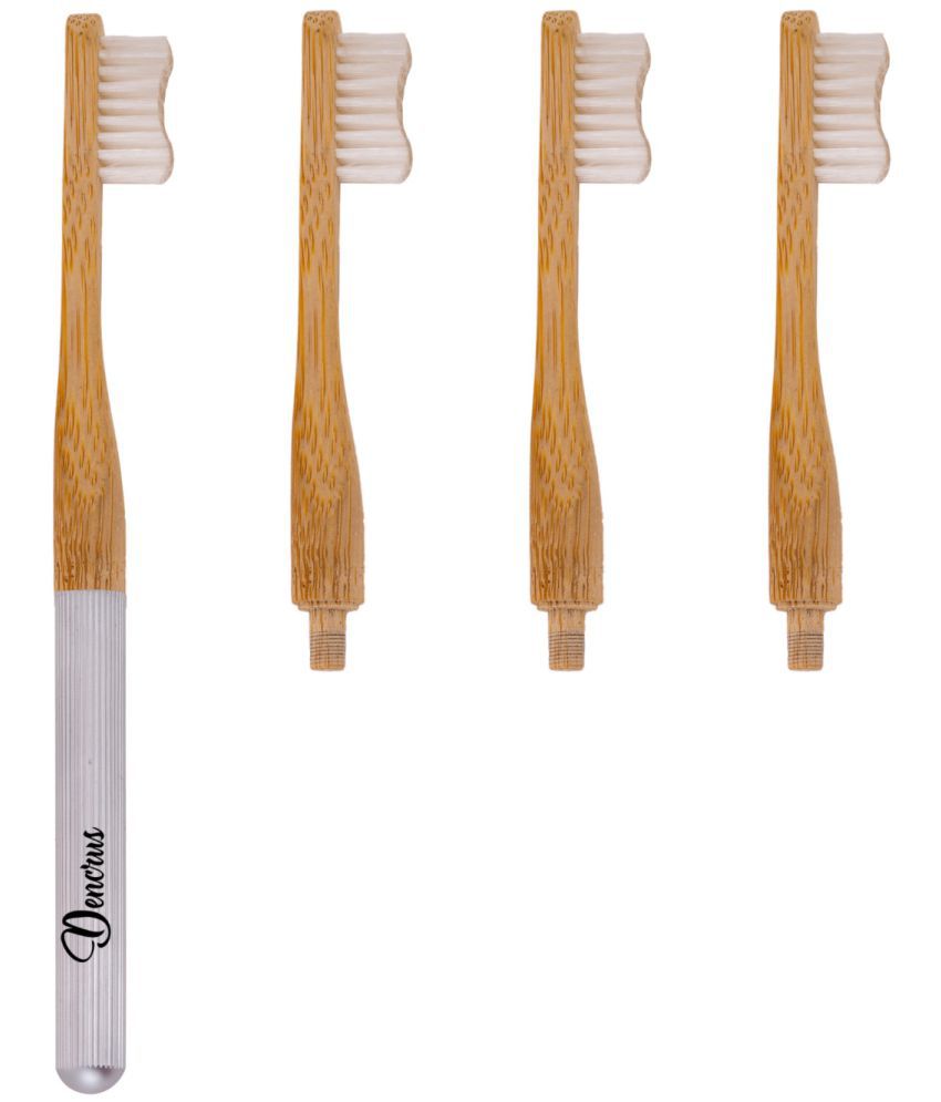 Dencrus Toothbrush BT-DEN-001SIL Pack of 4