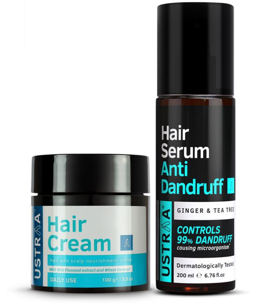     			Ustraa Anti Dandruff Hair Serum 200ml & Hair Cream Daily Use 100g