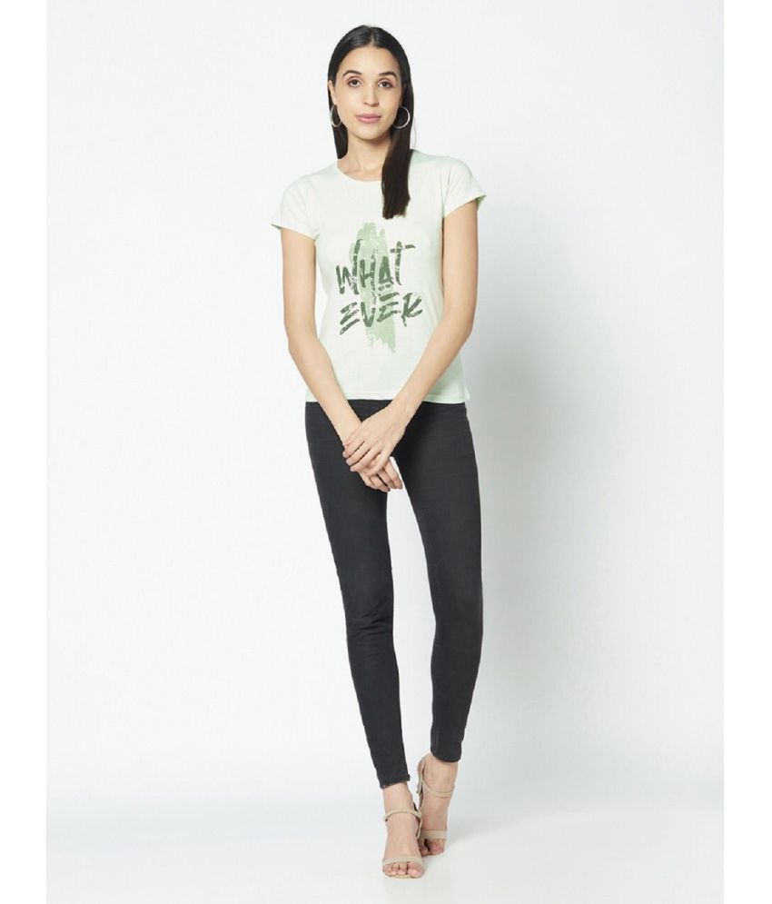     			Whyme Fashion Cotton Green T-Shirts - Single