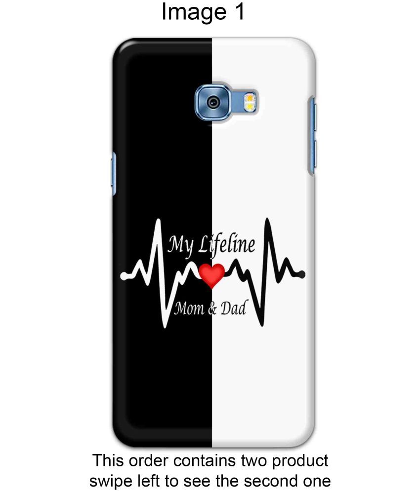     			Tweakymod 3D Back Covers For Samsung Galaxy C5 Pro Pack of 2