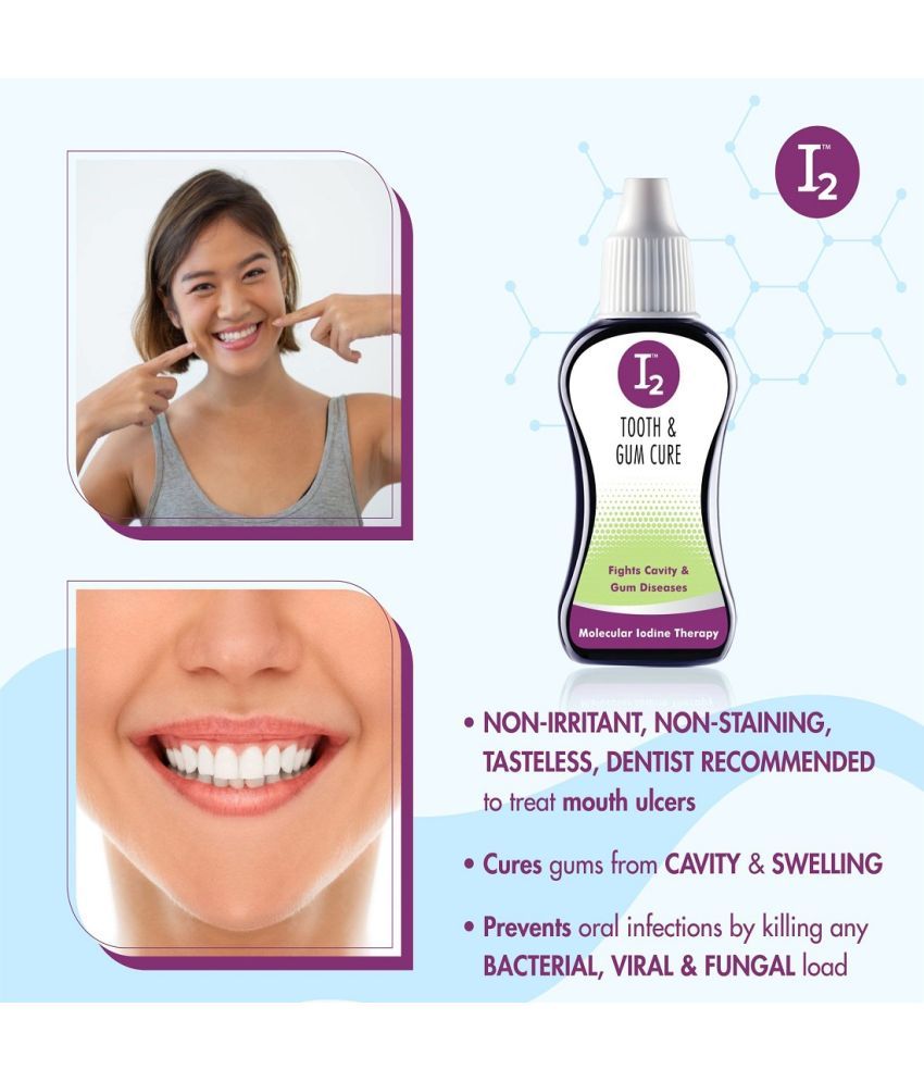 I2 TOOTh & GUM CURE Mouthwash Liquid 20 mL Buy I2 TOOTh & GUM CURE