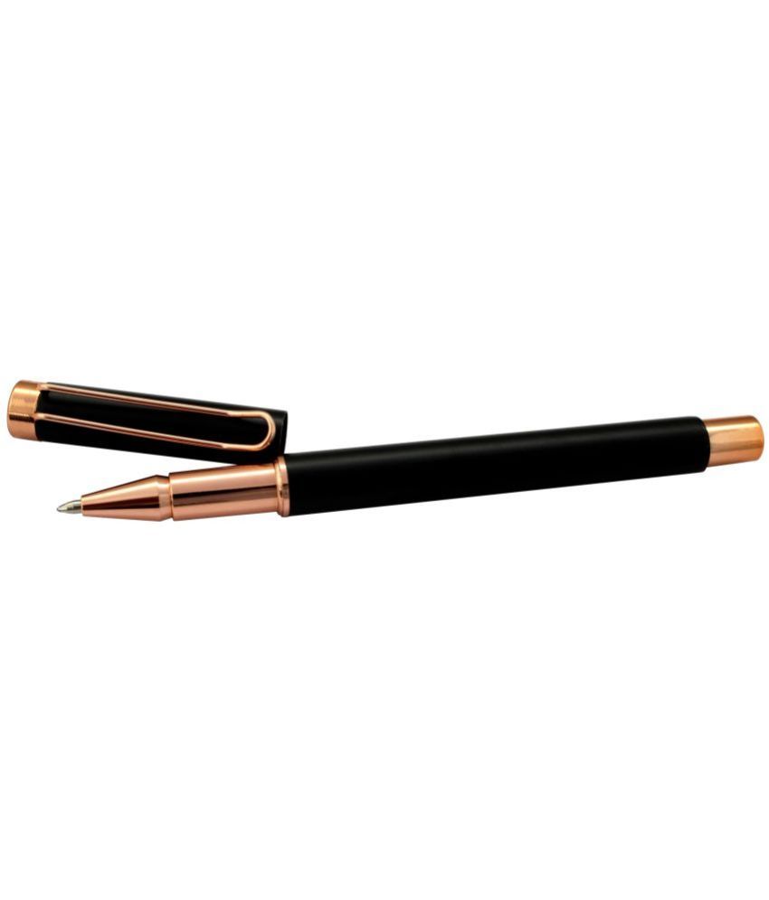     			KK CROSI Premium Metal Pen in Black Colour Body Roller Ball Pen