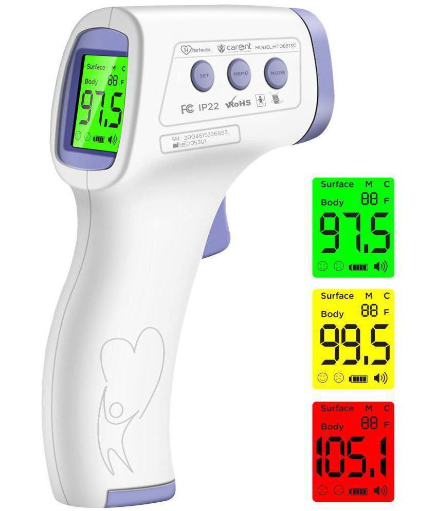 carent HTD8813C Infrared Non-Contact Digital Thermometer, IR Thermometer