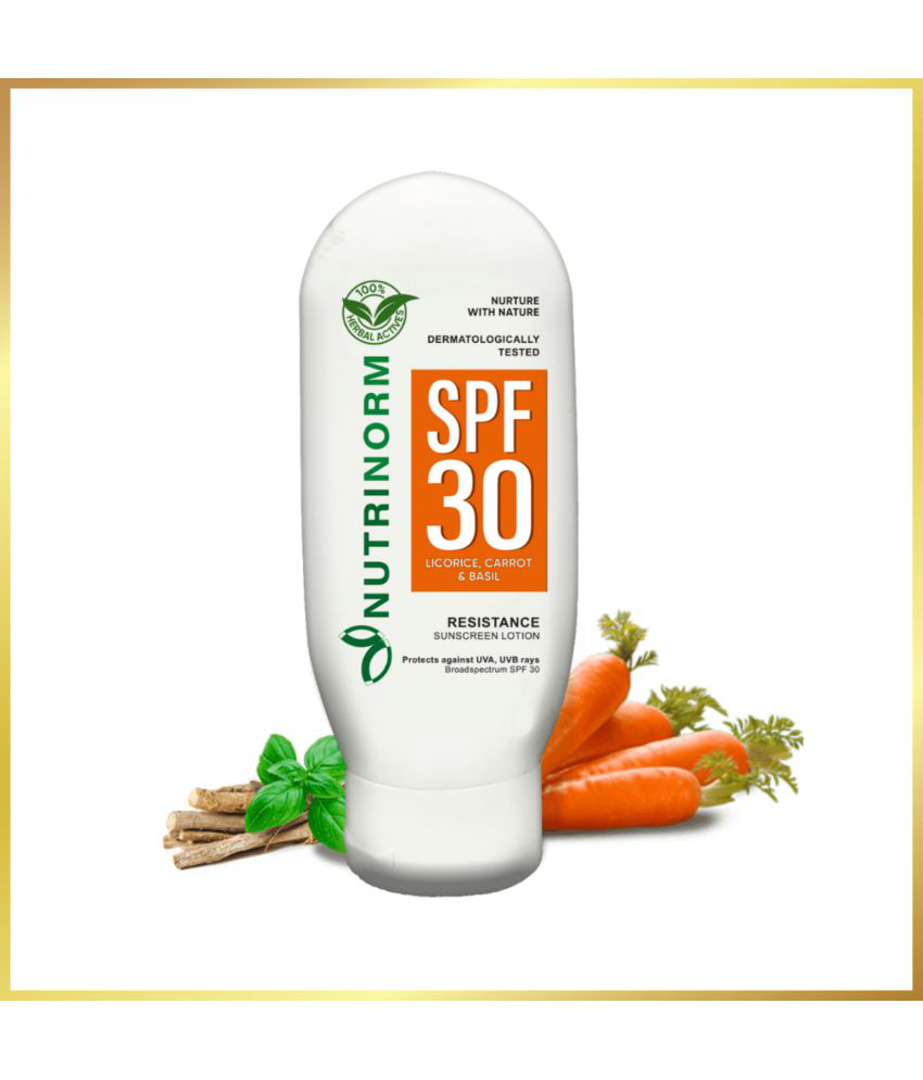     			NUTRINORM SPF Sunscreen Lotion - Enriched with Carrot Seed Oil and Tulsi Oil - 100g