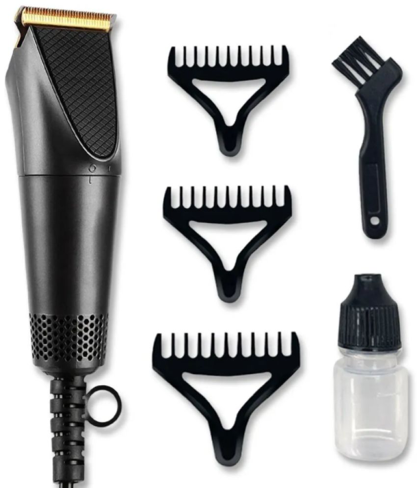     			PSK Professional Powerful Corded Hair Trimmer Clipper 12W 1.6m Wire Trimmer for Men & Women (Black)
