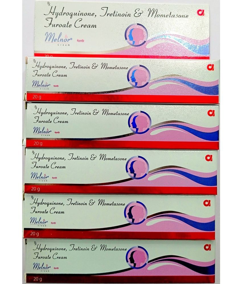     			MELNOR CREAM 20 GM ( PACK OF 5) Night Cream 100 gm Pack of 5