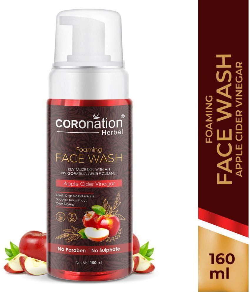     			coronation herbal  Apple Cider Vinegar Foaming  Face Wash 160 mL