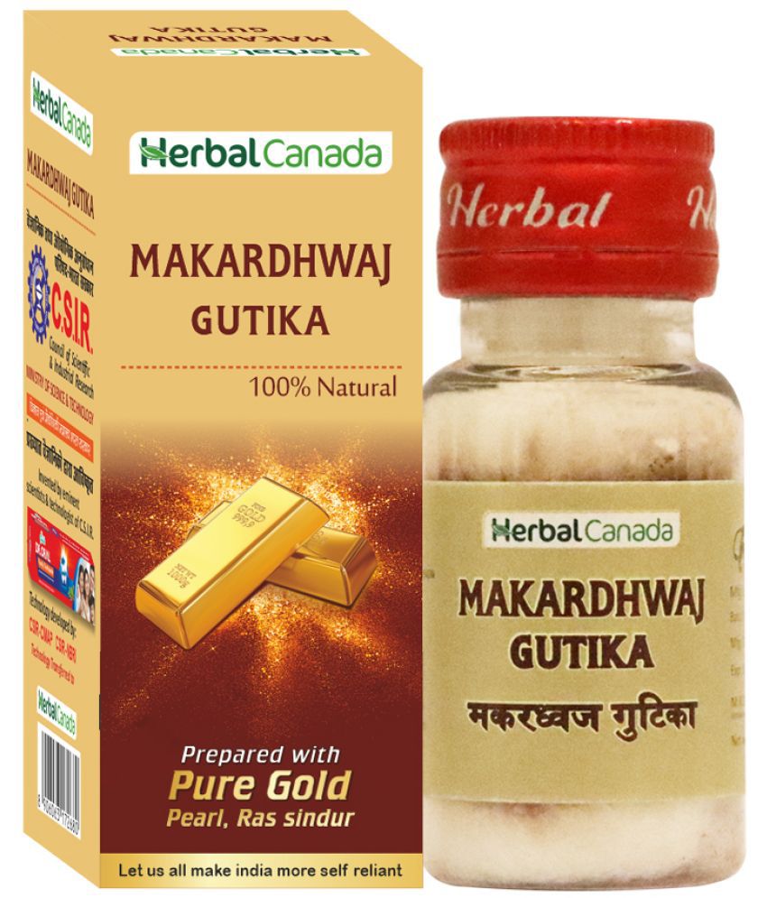     			Herbal Canada Makardhwaj Gutika Gold Tablet 50 no.s Pack Of 1
