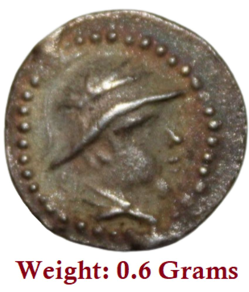     			(Small Coin) Bactria, Eukratides AR Obol Greek, Helmeted Type (171-145 BCE) Old and Rare Coin (Weight: 0.6 Grams)