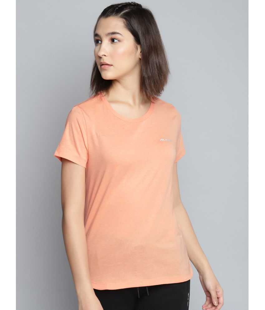     			Alcis Peach Cotton Blend Tees - Single