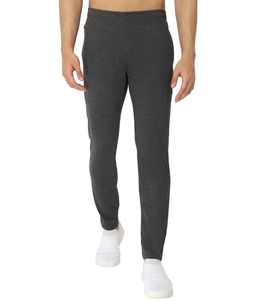     			DYCA - Cotton Blend Grey Melange Men's Trackpants ( Single Pack )