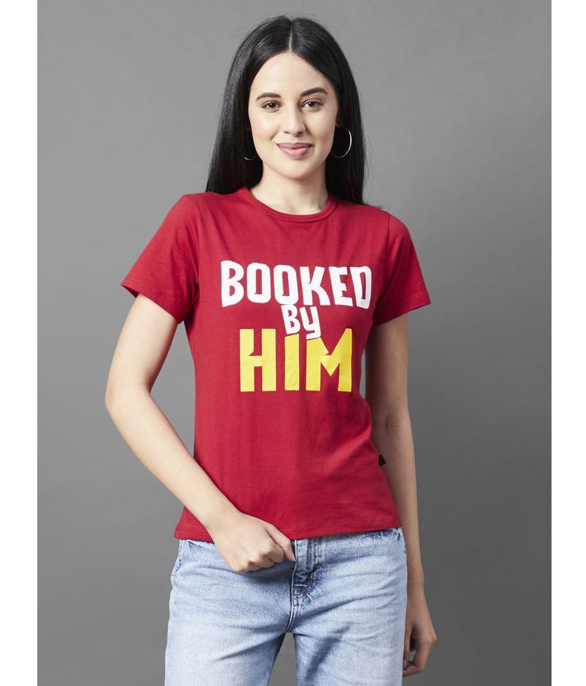     			Rigo - 100% Cotton Slim Maroon Women's T-Shirt ( Pack of 1 )