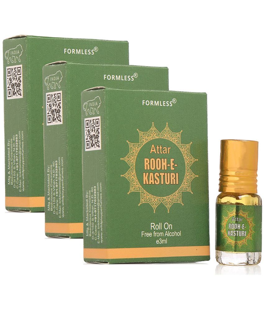     			Rooh-E-Kasturi 3ml Attar 3pc.