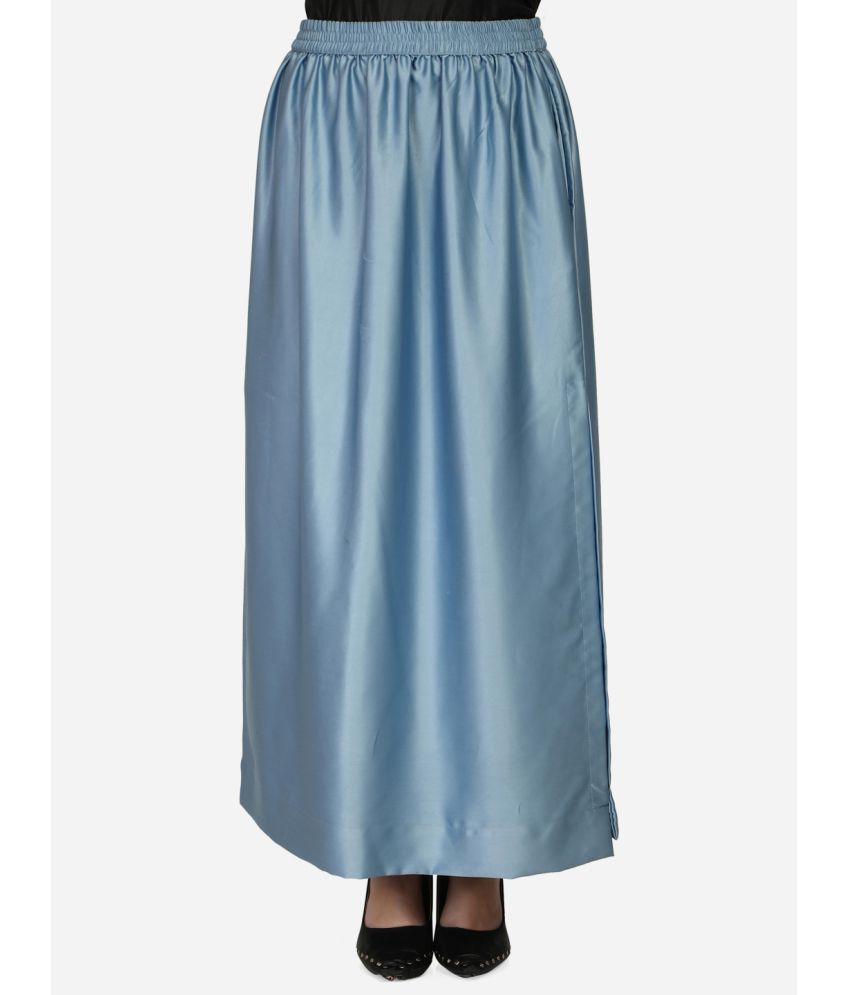     			Smarty Pants - Satin Blue Women's A-Line Skirt ( Single Pack )