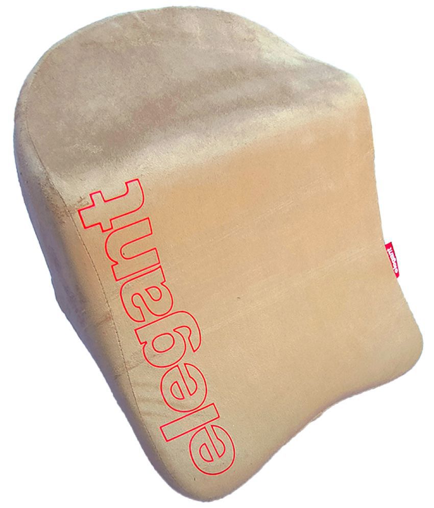     			Elegant Memory Foam Back / Lumbar Support Single Beige