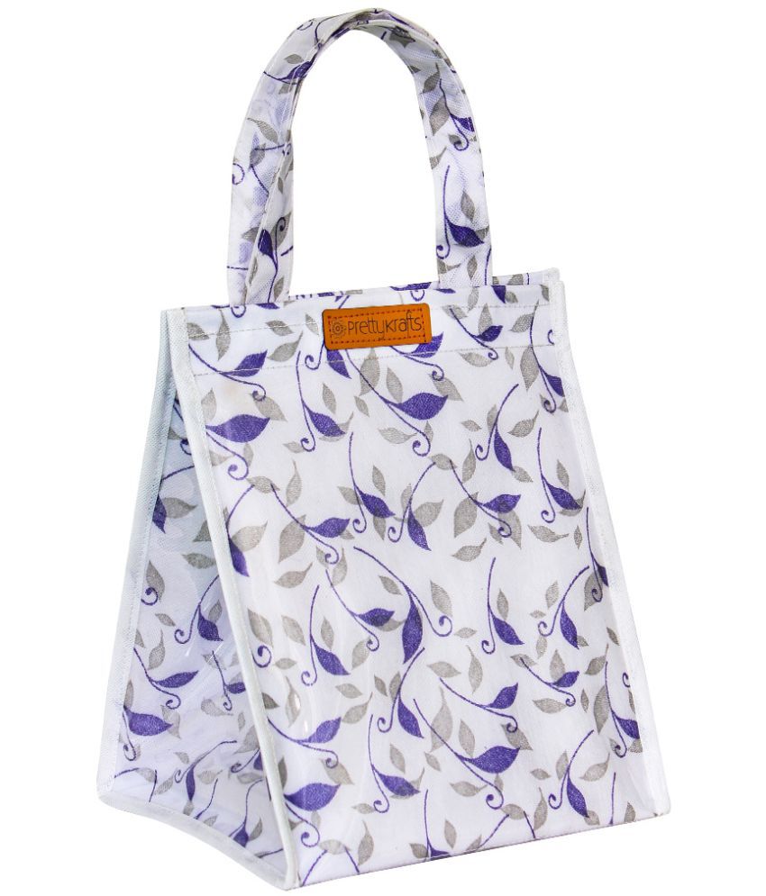 PrettyKrafts Purple Lunch Bags - 1 Pc