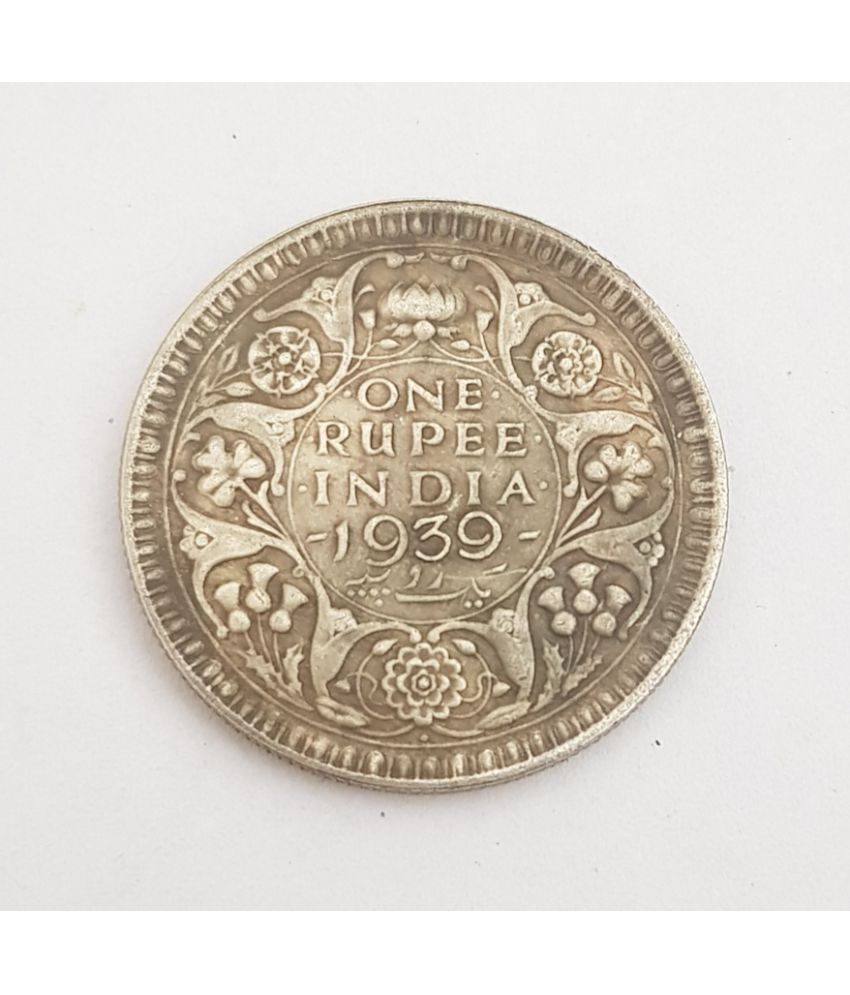     			Rare 1 Rupee King George VI 1939 Coin