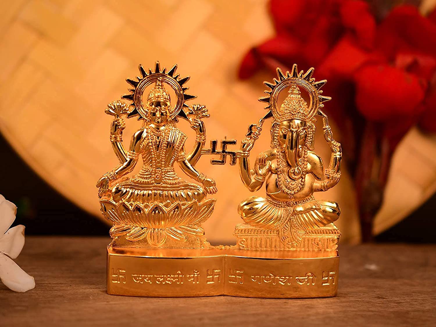     			MPT - Laxmi Ganesh Brass Idol