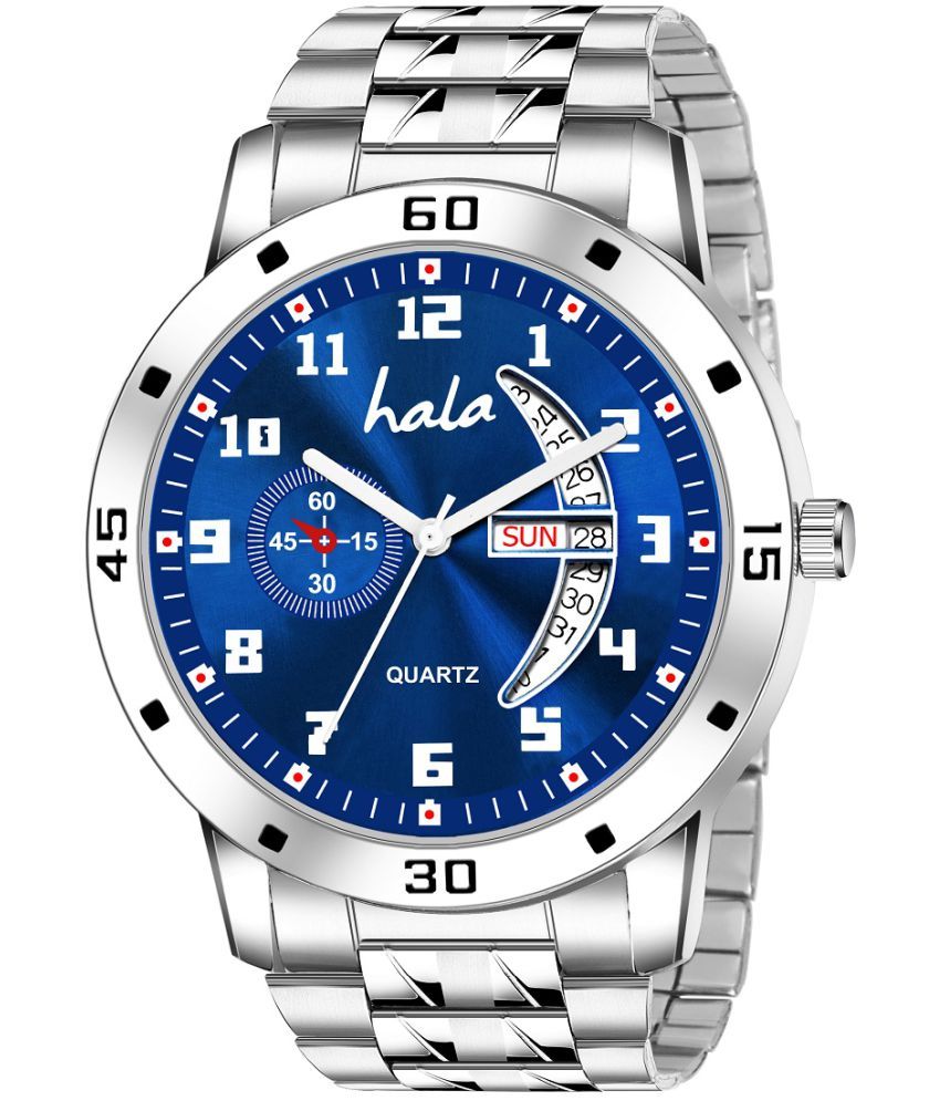     			Hala HL-8188 BLUE DIAL Metal Analog Men's Watch