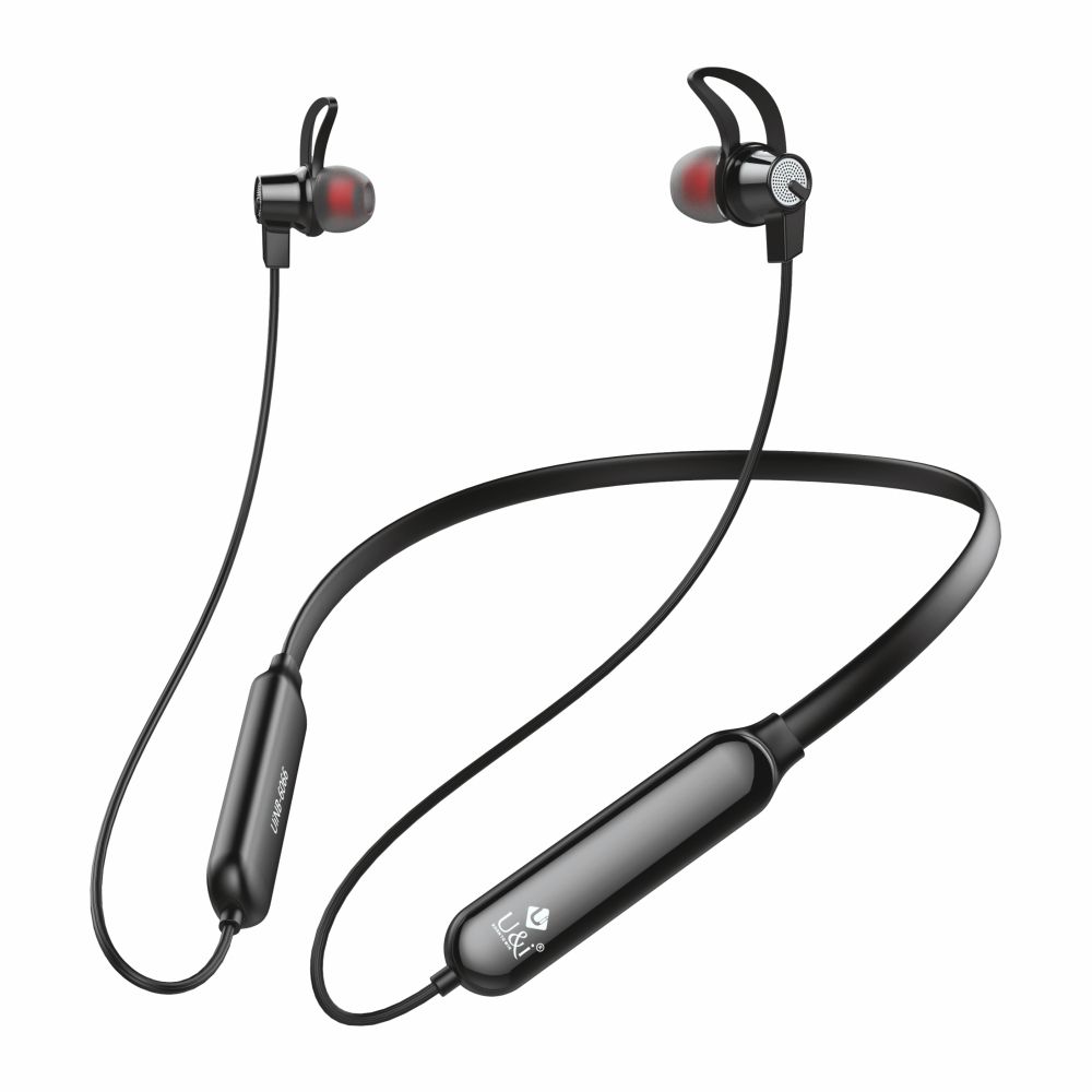 U&I POISON DOLBY EFFECT 25HOURS MUSIC PLAYBACK BASS SOUND IPX5 WITH MASSIVE SURROUND SOUND WITH 1 YEAR WARRANTY BLUETOOTH HEADPHONE,BLUETOOTH EARPHONE,NECKBAND FOR TUNE AUDIO