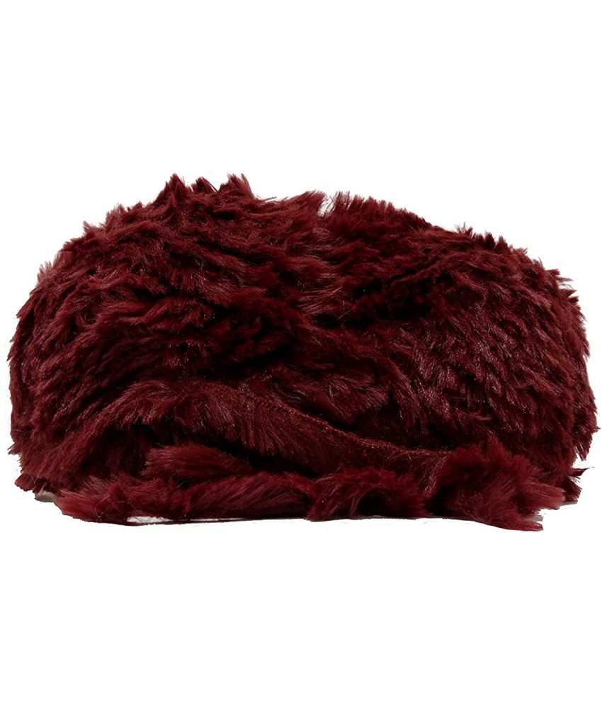     			PRANSUNITA Super Soft Faux Fur Chunky Wool Yarn for Knitting and Crochet Project 100 gm