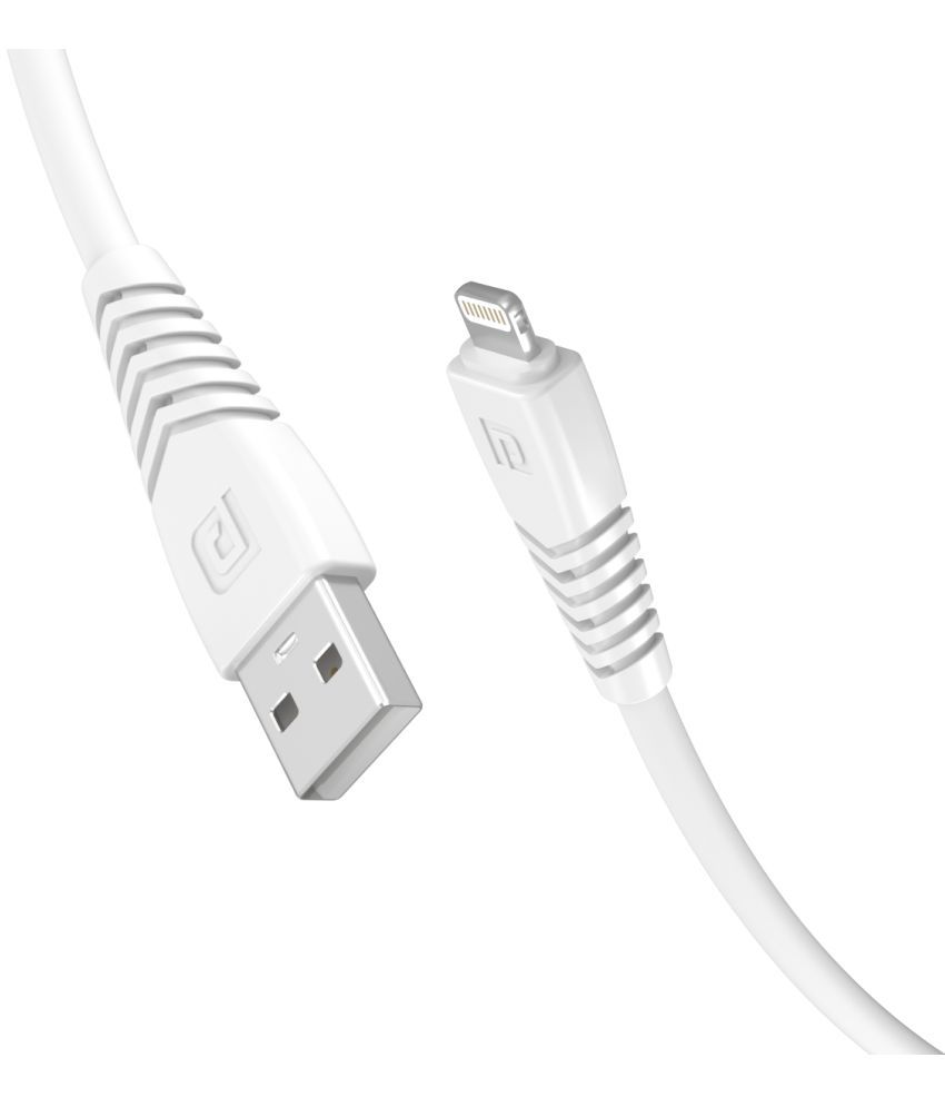     			Portronics Magnetic Charging Cable White - 1 Meter