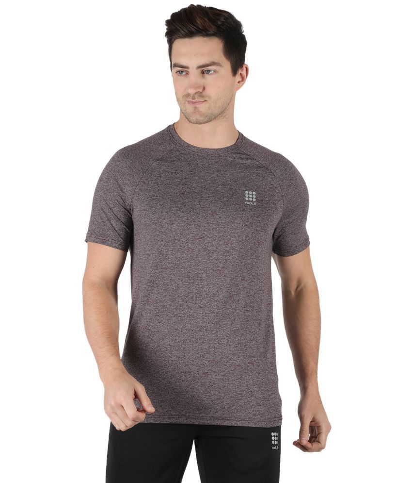     			Rock.it - Polyester Slim Fit Grey Men's Sports T-Shirt ( Single Pack )