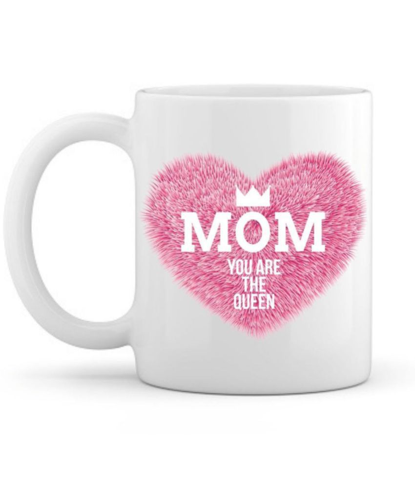     			thriftkart MOM YOU ARE QUEEN Ceramic Coffee Mug 1 Pcs 325 mL