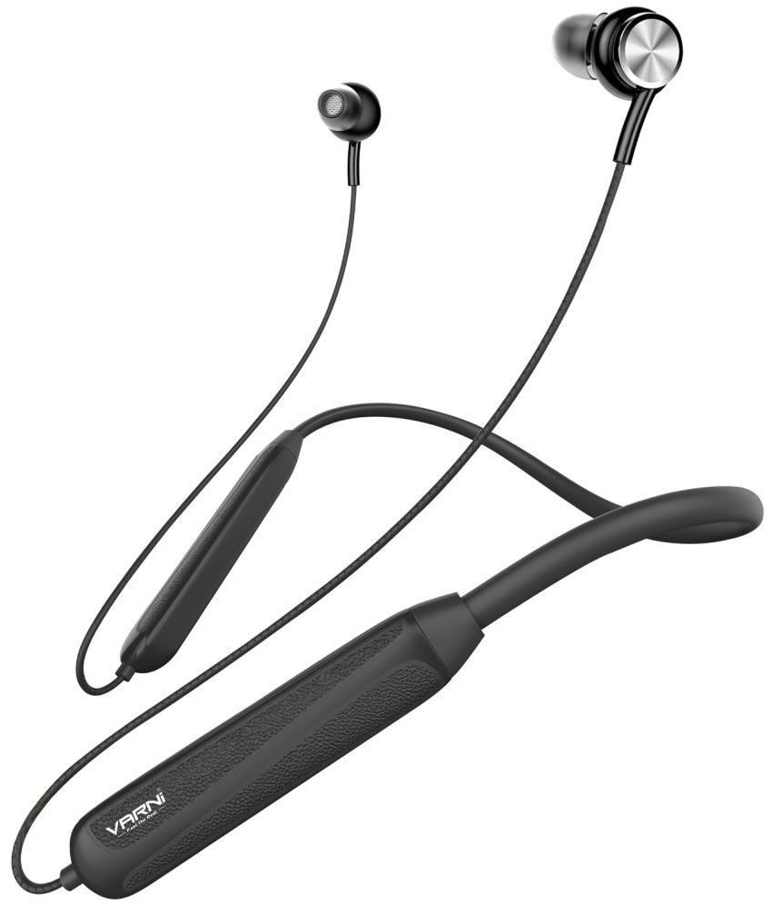 Varni G+2 Neckband Wireless With Mic Headphones/Earphones Black