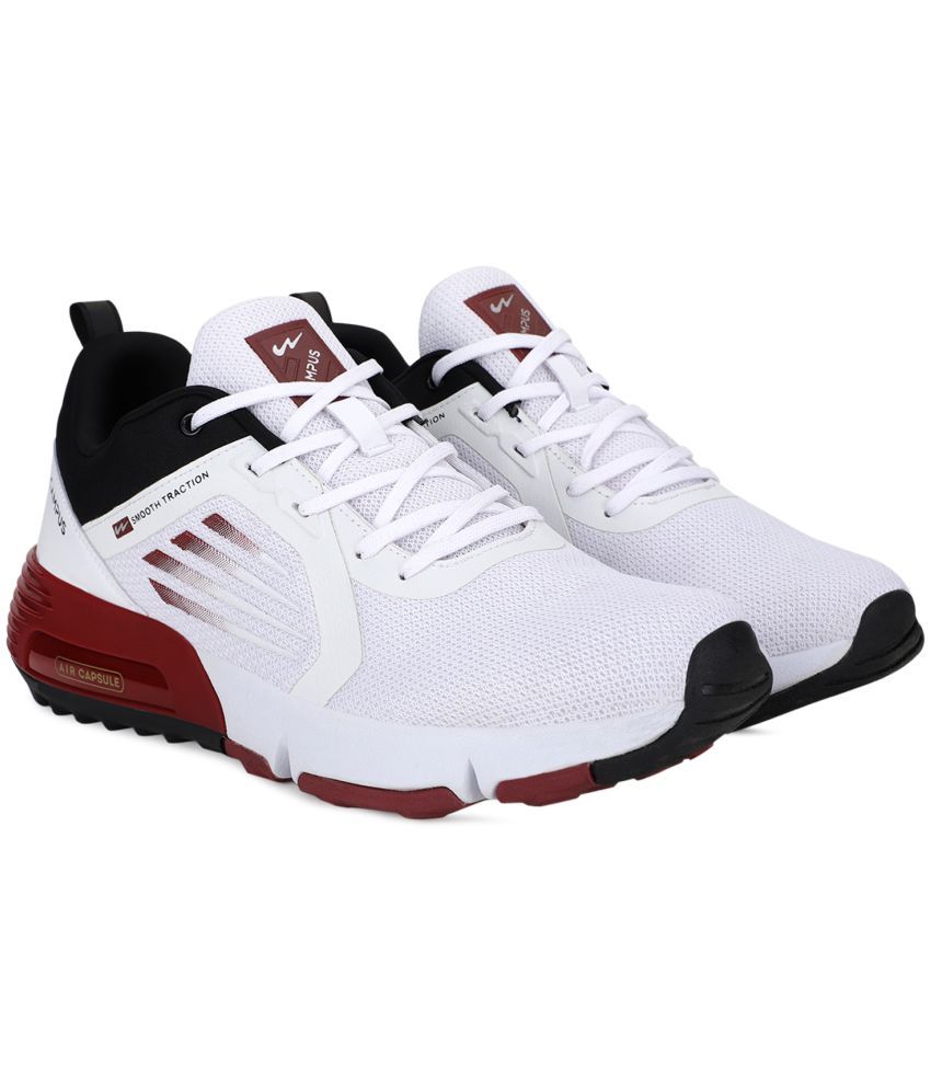     			Campus Tormentor White Running Shoes