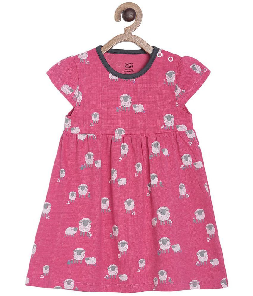     			MINI KLUB - 100% Cotton Multicolor Baby Girl Dress ( Pack of 1 )