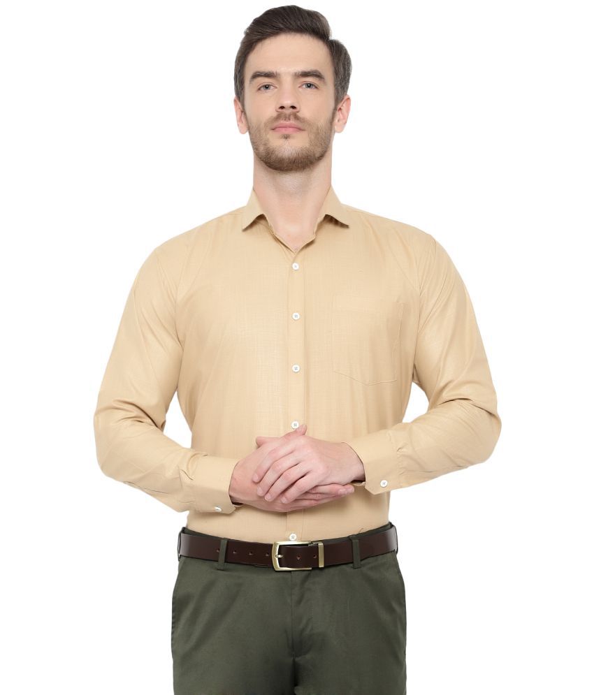     			SREY - Cotton Blend Slim Fit Olive Men's Casual Shirt ( Pack of 1 )
