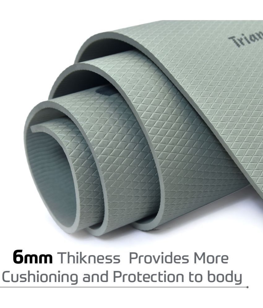 beatXP Surya namaskar Eva yoga mat for Women and Men TPE Material 6mm