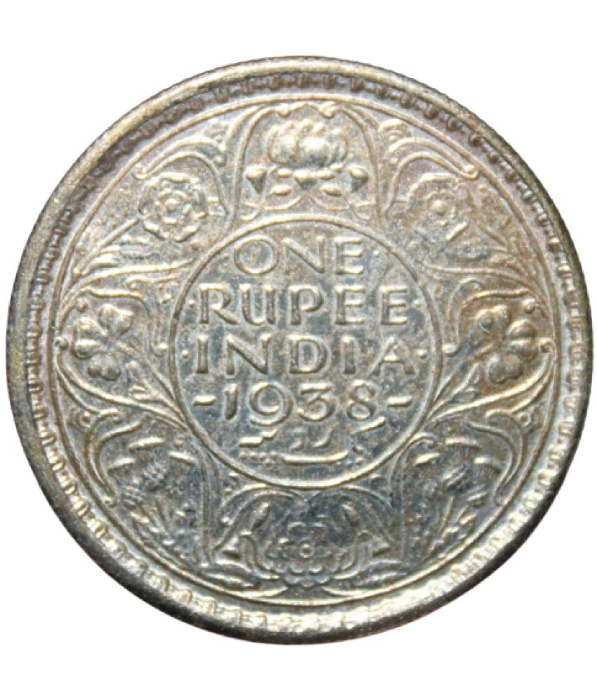     			1 Rupee (1938) "George VI King Emperor" British India Small, Old and Rare Coin (Only for Collection Purpose)