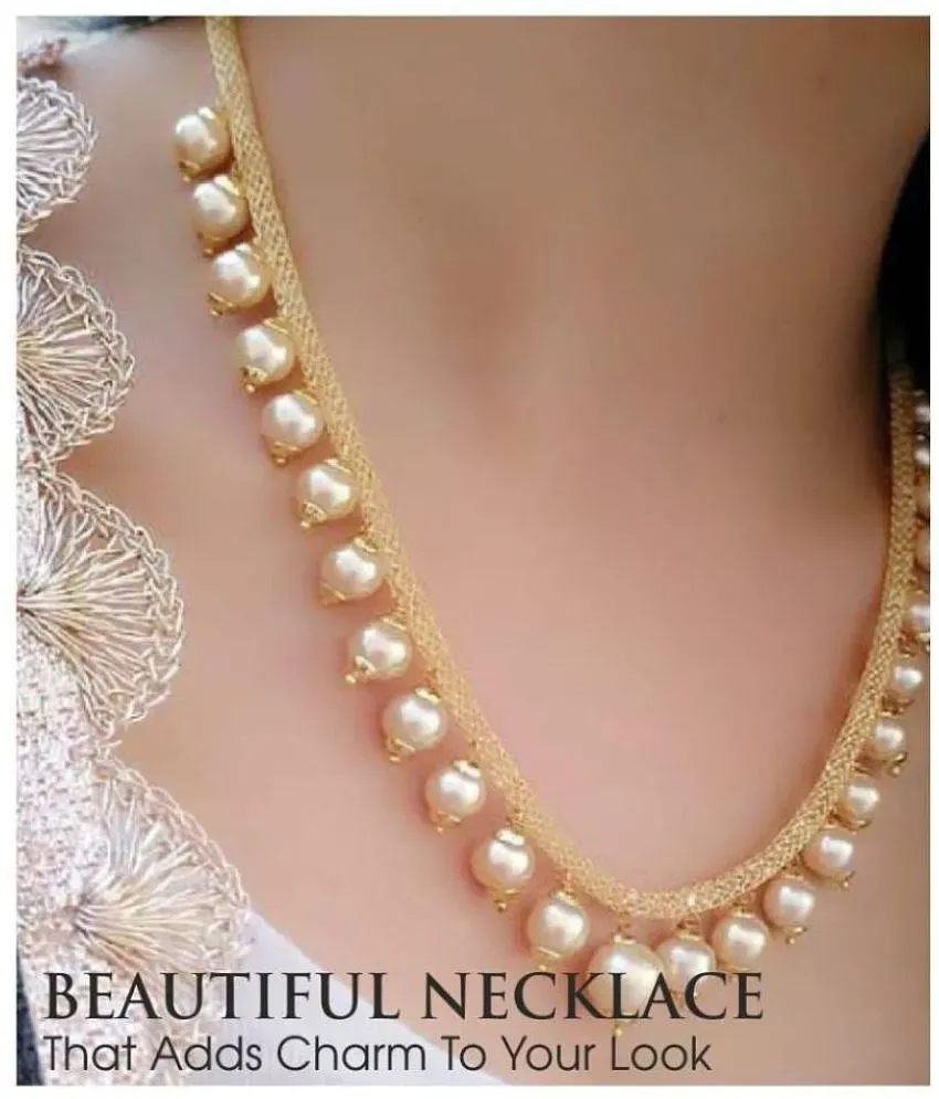 Buy Sukkhi - White Alloy Necklace Set ( Pack of 1 ) Online at Best Price in  India - Snapdeal